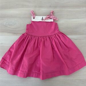 Janie and Jack Kids Dress with Sailboat Detail